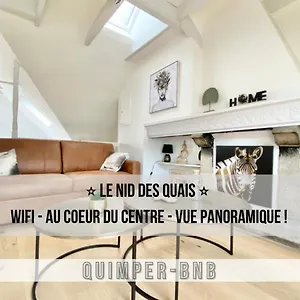 Le Nid Des Quais - Vue Panoramique Au Coeur De La - Wifi - Entree Autonome Quimper